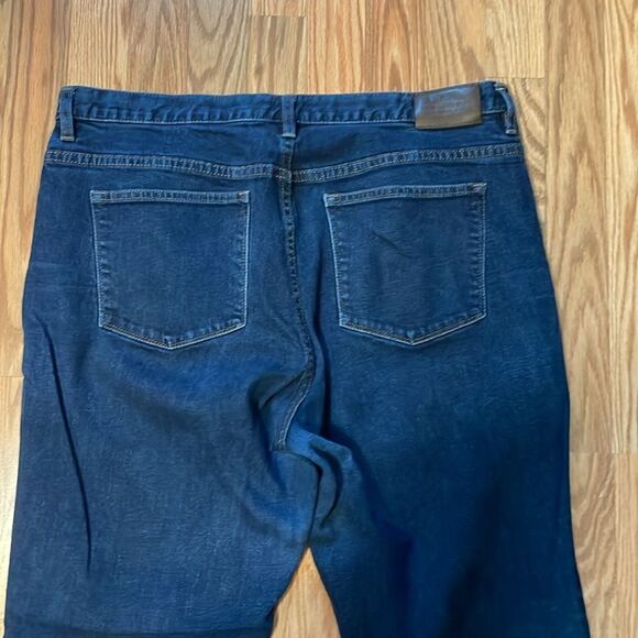 LRL Lauren Jeans, Straight cut, Stretchy, dark blue, 16 - Picture 3 of 8